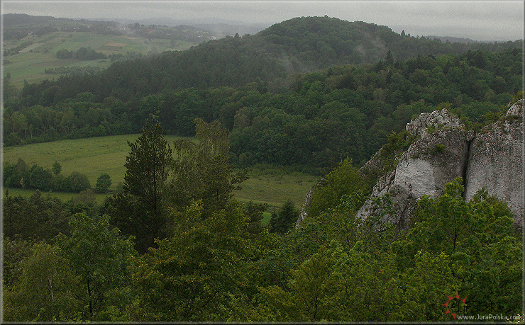 Widok ze Ska Zegarowych, Dolina Wodca